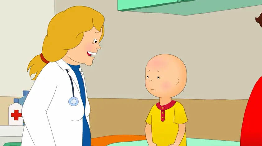 Caillou and Rosie at the Dentist | Caillou Cartoon